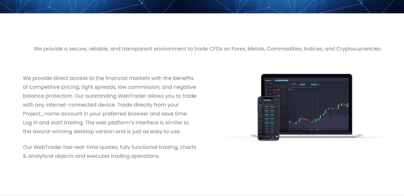 LeaderFinancing Trading Platform Interface